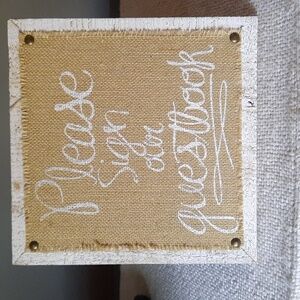 Guestbook sign